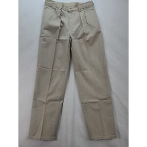 Vintage Duck Head Pants Slacks Chinos Khaki Pleated Front 34x32‎